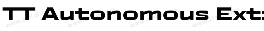 TT Autonomous ExtraB字体转换 TT Autonomous ExtraB字体转换